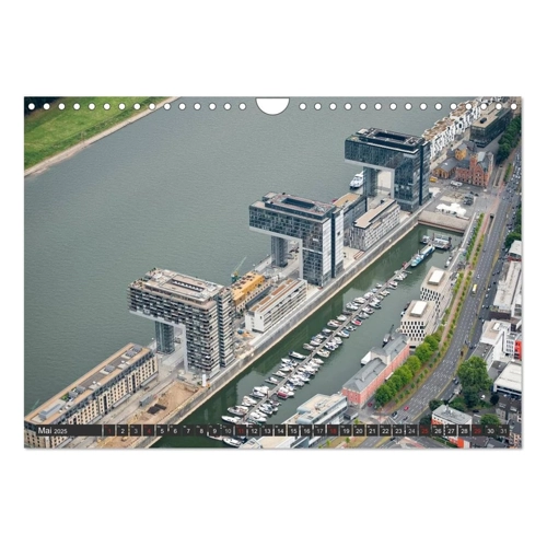 Bild von Köln - Die Rheinmetropole aus der Luft (Wandkalender 2025 DIN A2 quer)