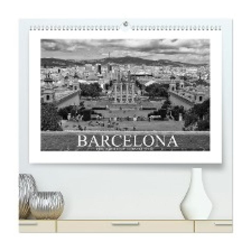 Bild von Barcelona Photografien in Schwarz / Weiß – Hochwertiger Premium Wandkalender 2025