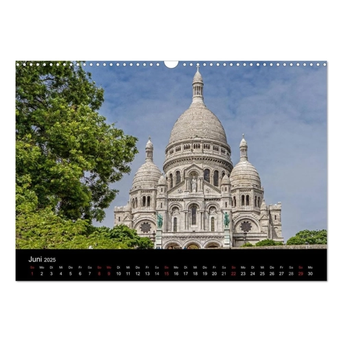 Bild von Paris (Wandkalender 2025 DIN A2 quer) - Ein Blick auf die Schönheit der Stadt