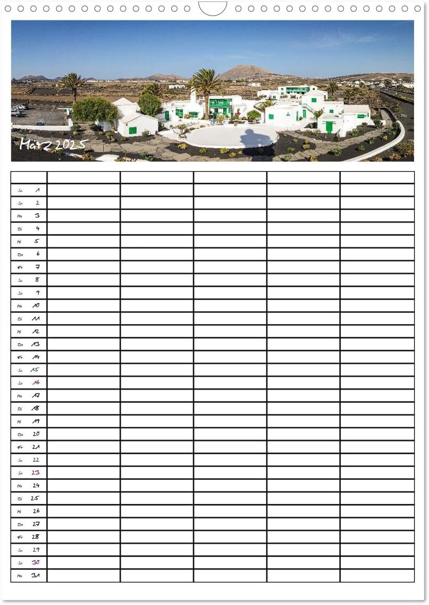 Bild von X Tagen um die Welt, In: Die Kanarischen Inseln ¿ Die Inseln der Glückseligen (Wandkalender 2025 DIN A3 hoch), CALVENDO Monatskalender