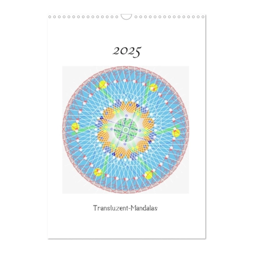 Bild von Transluzent-Mandalas Wandkalender 2025 – Eine künstlerische Inspiration für jedes Zuhause