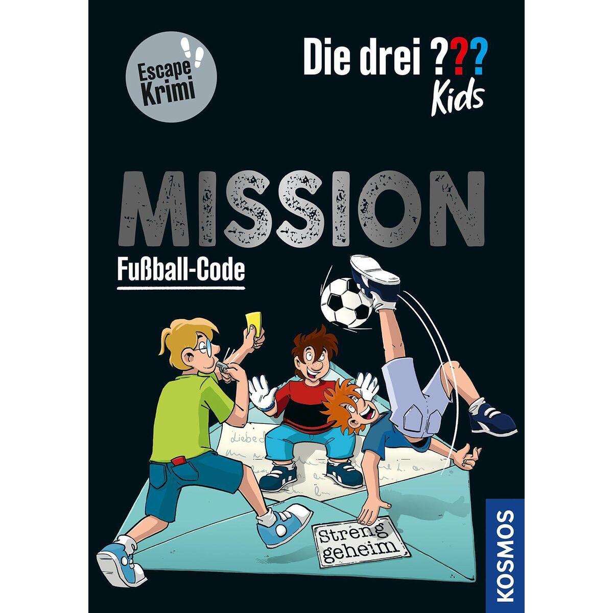 Bild von Die drei??? Kids, Mission Fussball-Code, Kinderbücher von Nina Schiefelbein