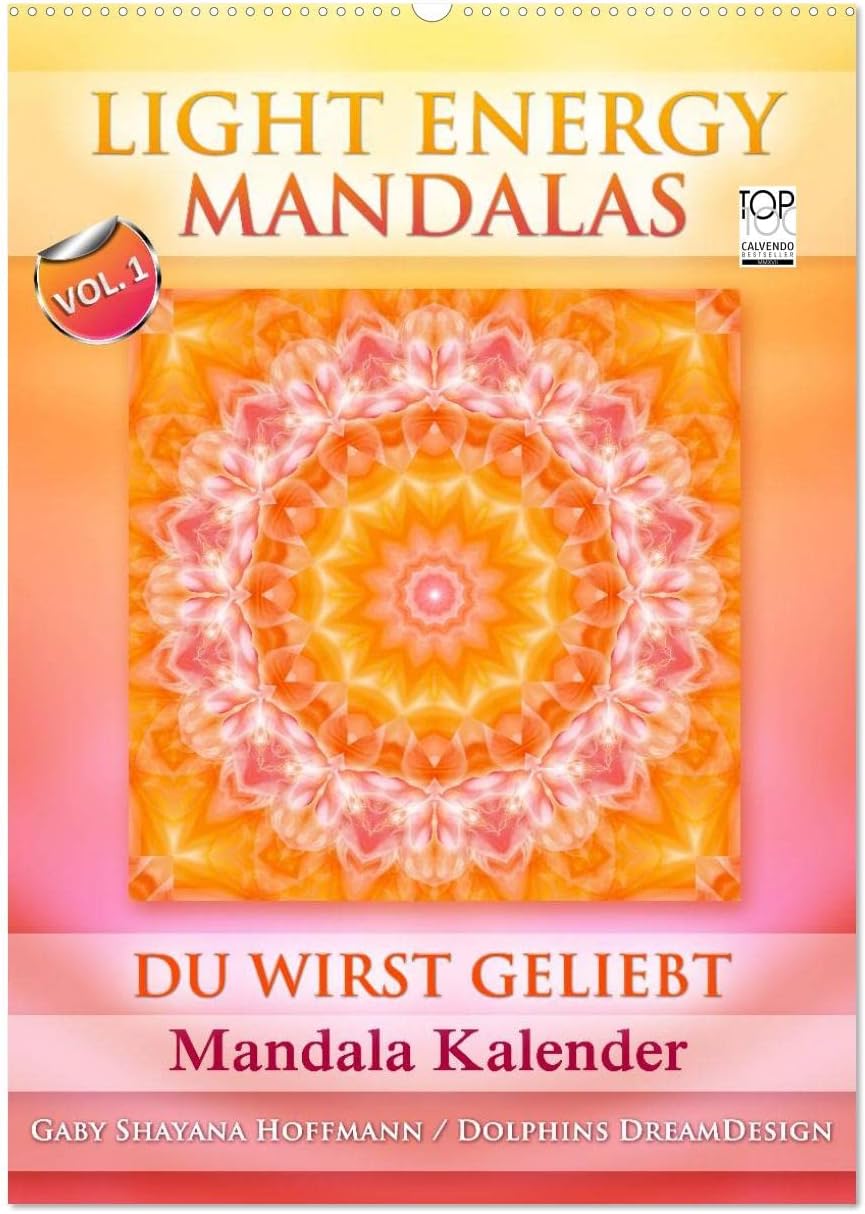 Bild von Shayana Hoffmann, Gaby: Light Energy Mandalas - Kalender - Vol. 1 (Wandkalender 2025 DIN A2 hoch), CALVENDO Monatskalender
