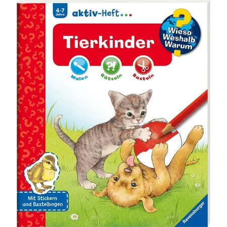 Bild von Ravensburger - Wieso? Weshalb? Warum? aktiv-Heft: Tierkinder