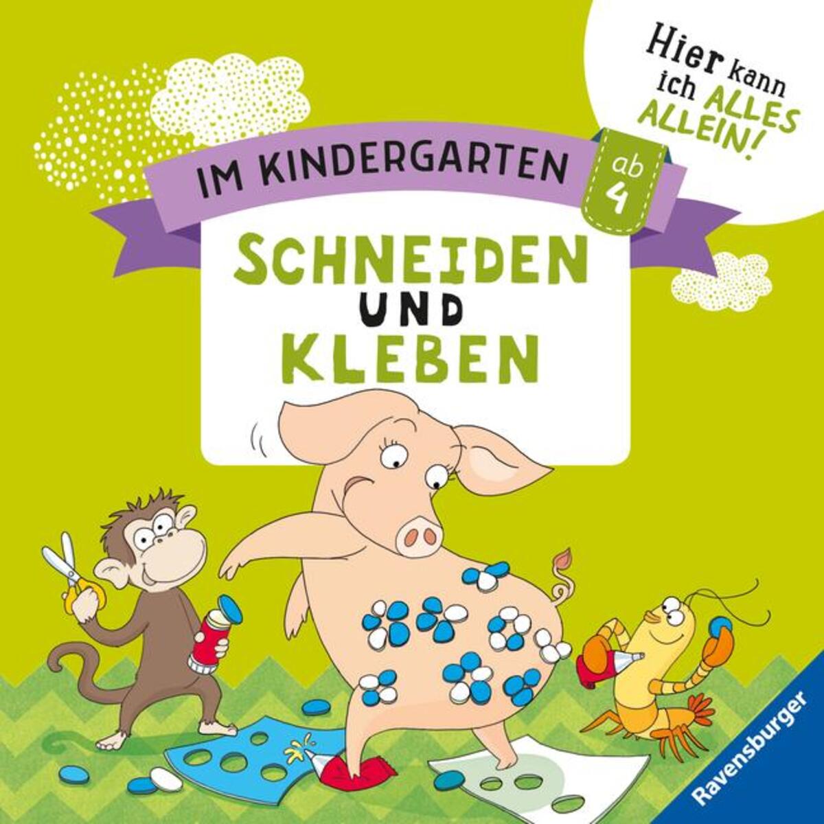 Bild von Im Kindergarten: Schneiden und Kleben, Kinderbücher von Kirstin Jebautzke