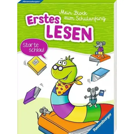Bild von Bürgermeister, Tanja: Ravensburger Mein Block zum Schulanfang: Erstes Lesen - Rätselblock ab 6 Jahre - Lesen lernen
