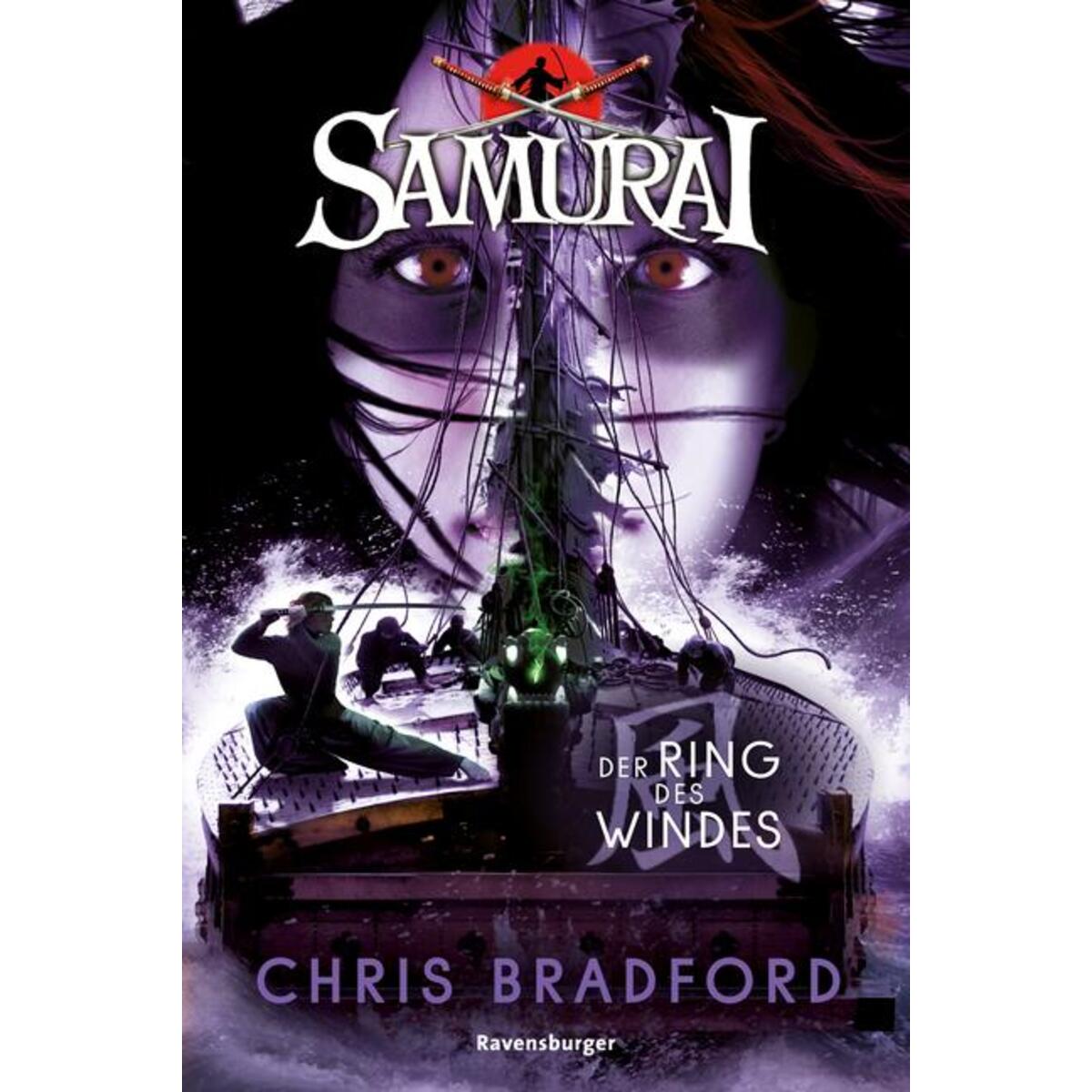 Bild von Samurai, Band 7: Der Ring des Windes, Kinderbücher von Chris Bradford, Wolfram Ströle