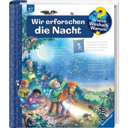 Bild von Kinder-Sachbuch WWW Wir erforschen die Nacht, Kinderbücher von Susanne Szesny, Susanne Gernhäuser