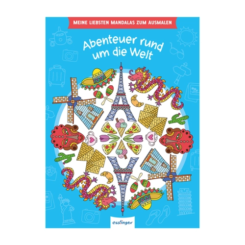 Bild von Meine liebsten Mandalas zum Ausmalen: Abenteuer rund um die Welt