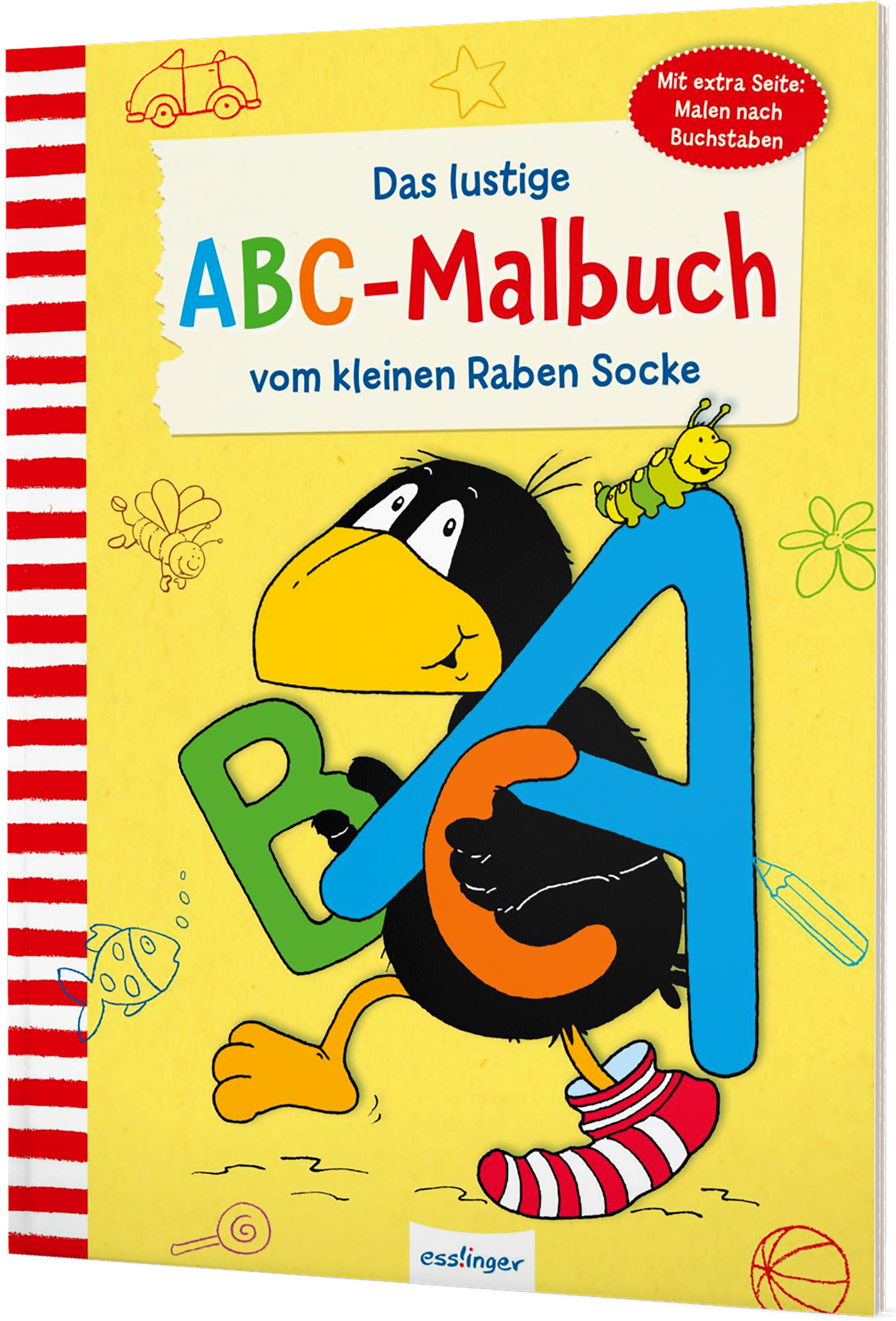 Bild von Der kleine Rabe Socke: Das lustige ABC-Malbuch vom kleinen Raben Socke: Alle Buchstaben spielend lernen