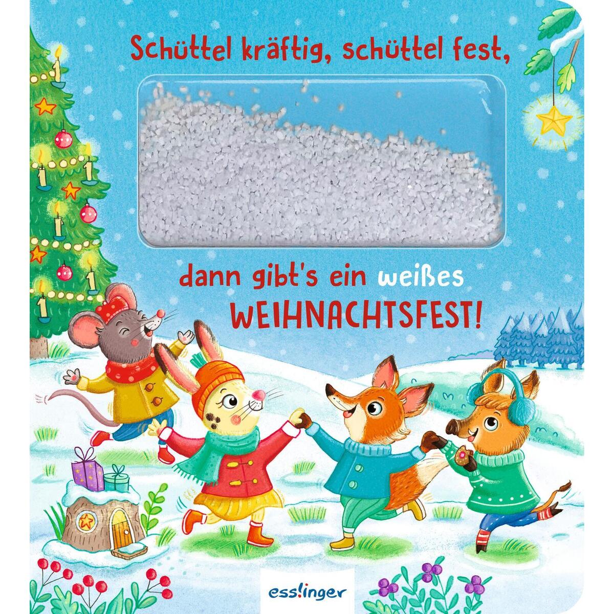 Bild von Schüttel-Pappe: Schüttel kräftig, schüttel fest, dann gibt’s ein weisses Weihnachtsfe, Kinderbücher von Madlen Ottenschläger, Christine Thau