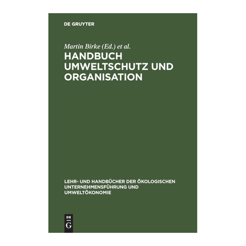 Bild von Handbuch Umweltschutz und Organisation