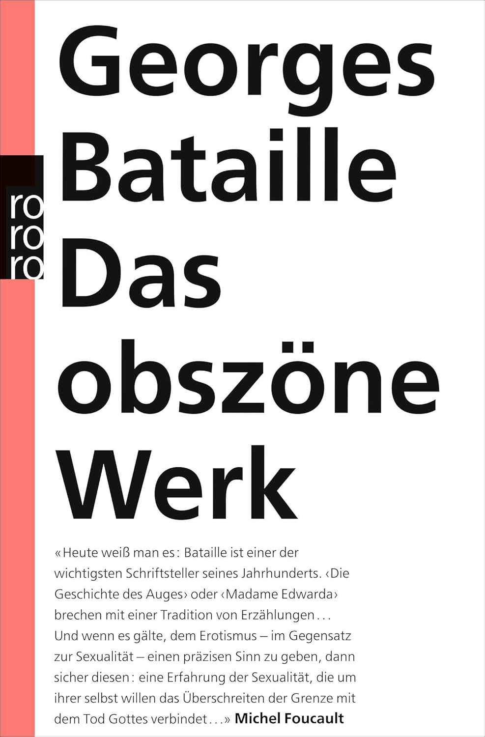 Bild von Das obszöne Werk: Die Geschichte des Auges / Madame Edwarda / Meine Mutter / Der Kleine / Der Tote