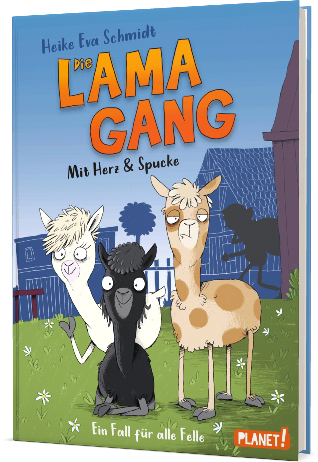 Bild von Die Lama-Gang. Mit Herz & Spucke 1: Ein Fall für alle Felle, Kinderbücher von Heike Eva Schmidt, Nikolai Renger