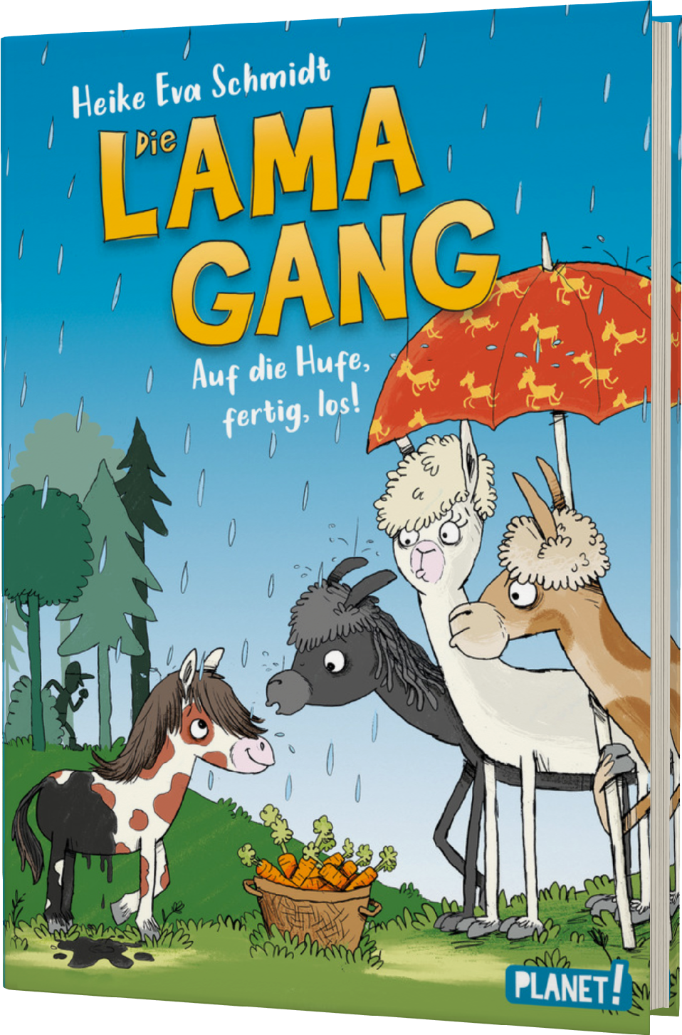 Bild von Die Lama-Gang. Mit Herz & Spucke 4: Auf die Hufe, fertig los!, Kinderbücher von Heike Eva Schmidt, Nikolai Renger