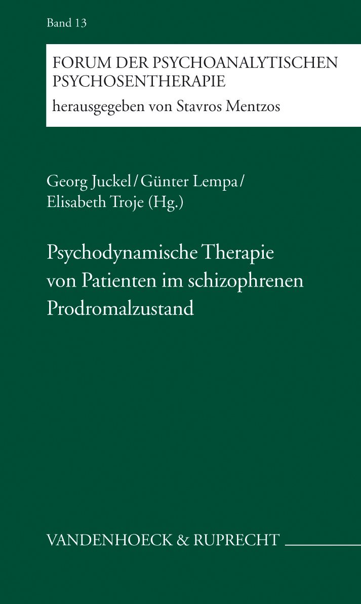 Bild von Psychodynamische Therapie von Patienten im schizophrenen Prodromalzustand