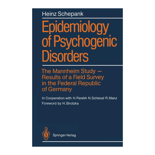 Bild von Epidemiology of Psychogenic Disorders: The Mannheim Study