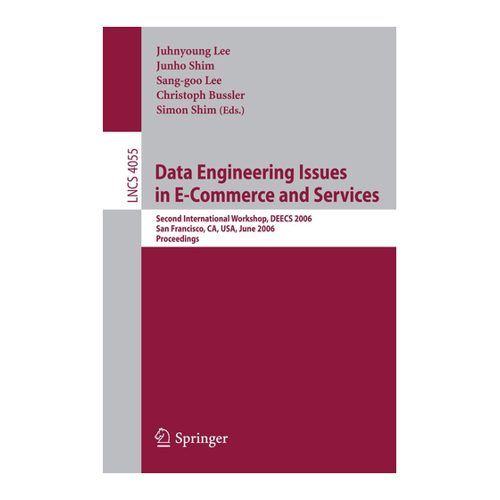 Bild von Data Engineering Issues in E-Commerce and Services