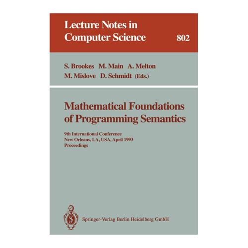 Bild von Mathematical Foundations of Programming Semantics