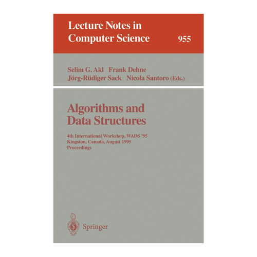 Bild von Algorithms and Data Structures: WADS '95 Proceedings