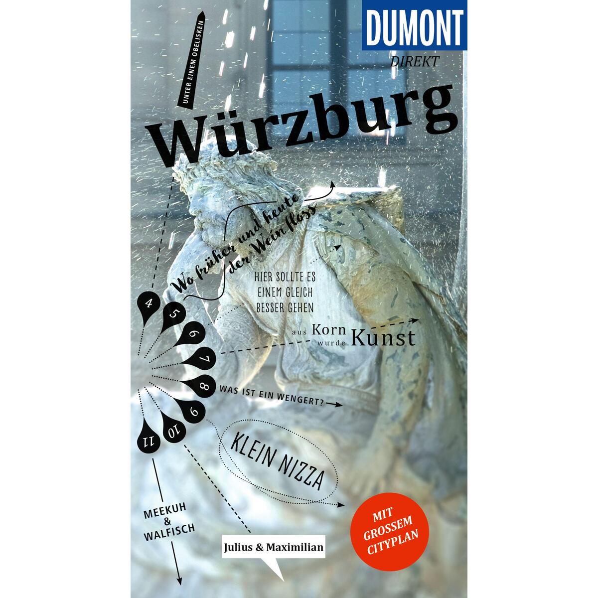 Bild von direkt Reiseführer Würzburg, Ratgeber von Ulrike Ratay, Roland Dusik