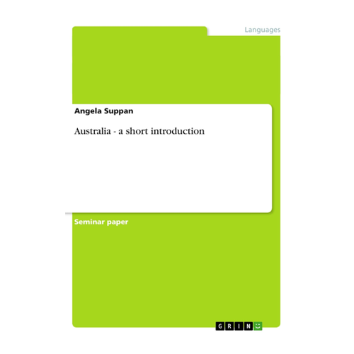 Bild von Australia - a short introduction von Angela Suppan