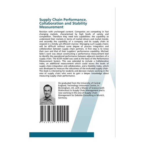 Bild von Seitz, Michael: Supply Chain Performance, Collaboration and Stability Measurement