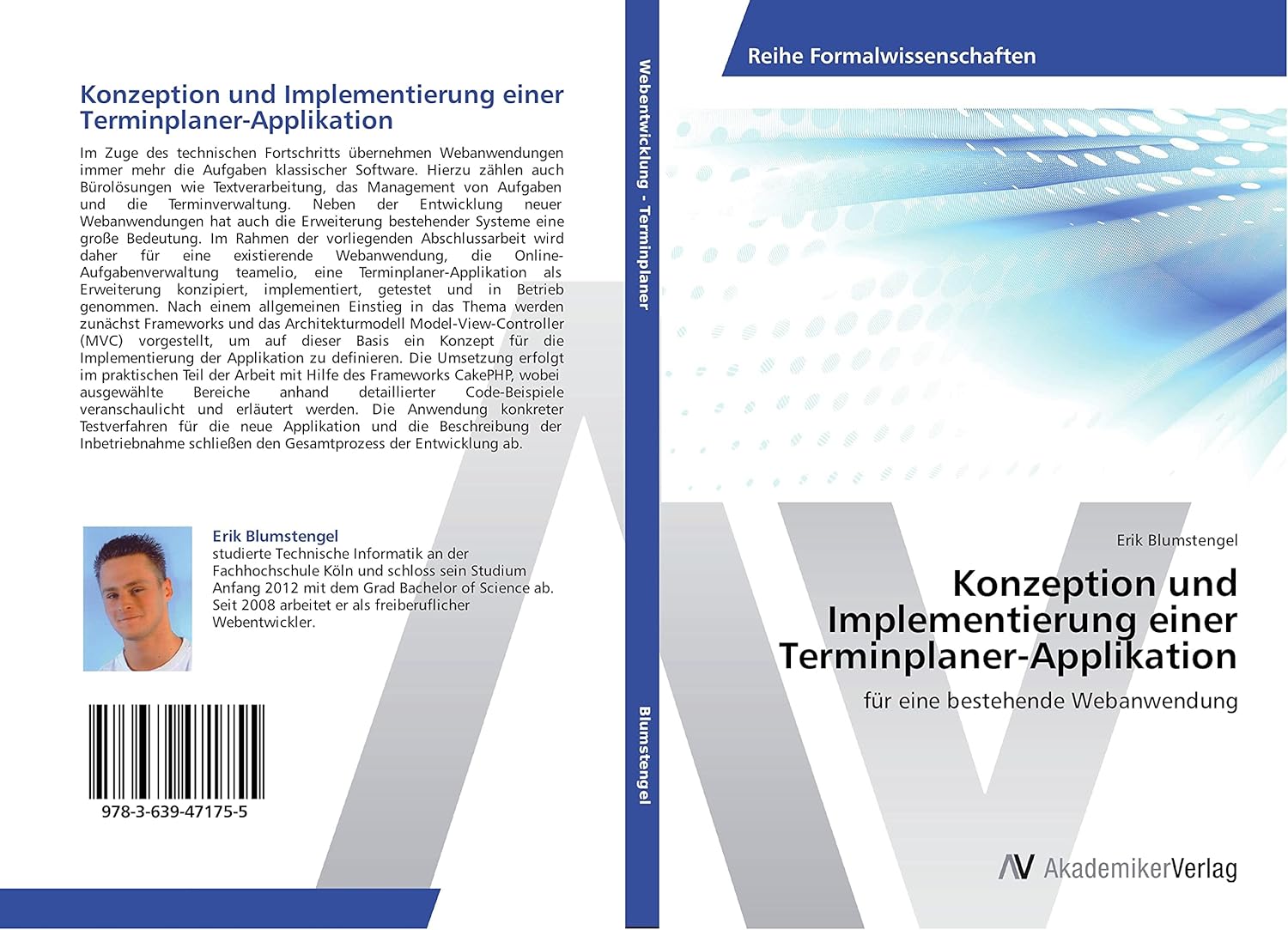 Bild von Konzeption und Implementierung einer Terminplaner-Applikation: für eine bestehende Webanwendung