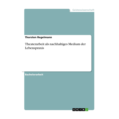 Bild von Theaterarbeit als nachhaltiges Medium der Lebenspraxis