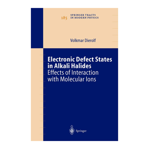 Bild von Electronic Defect States in Alkali Halides – Dierolf, Volkmar