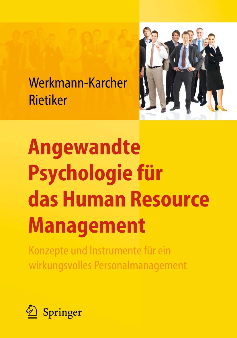 Bild von Angewandte Psychologie für das Human Resource Management. Konzepte und Instrumente für ein wirkungsvolles Personalmanagement