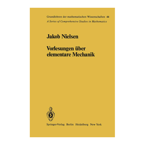 Bild von Vorlesungen über elementare Mechanik von J. Nielsen