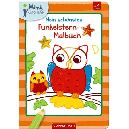 Bild von Coppenrath Verlag Mein schönstes Funkelstern-Malbuch Eulen