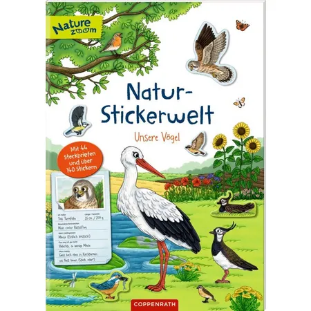 Bild von Coppenrath Verlag Natur-Stickerwelt - Unsere Vögel (Nature Zoom)