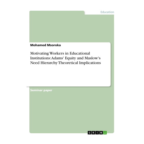 Bild von Motivating Workers in Educational Institutions von Mohamed Msoroka