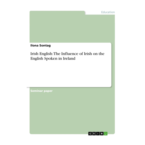 Bild von Irish English: The Influence of Irish on the English Spoken in Ireland