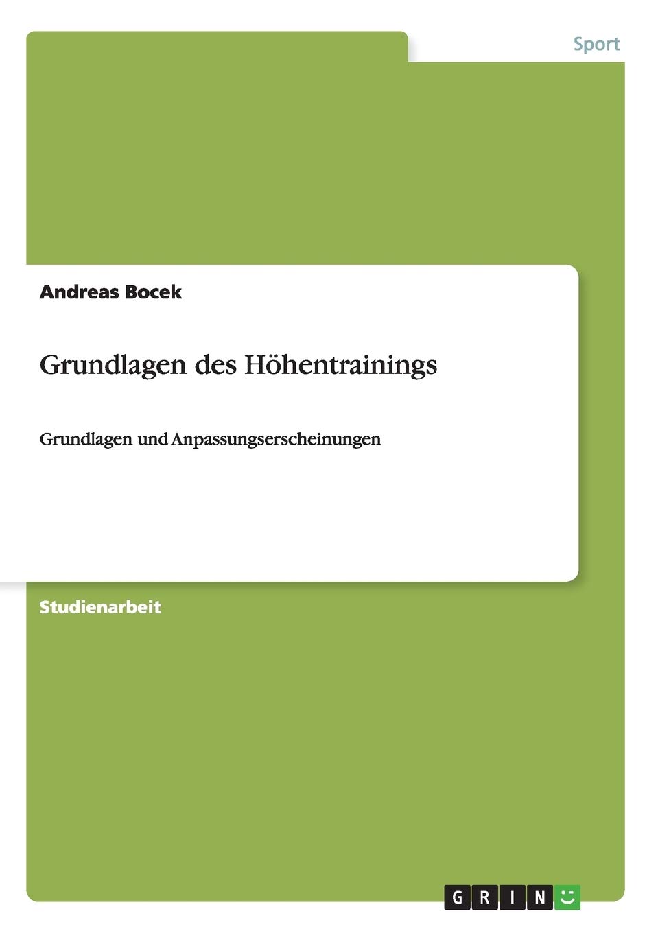 Bild von Grundlagen des Höhentrainings: Grundlagen und Anpassungserscheinungen