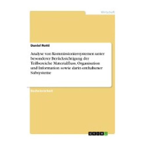 Bild von Analyse von Kommissioniersystemen
