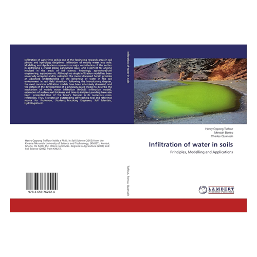 Bild von Infiltration of water in soils: Principles, Modelling and Applications