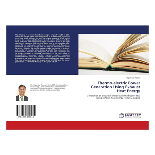 Bild von Thermo-electric Power Generation Using Exhaust Heat Energy