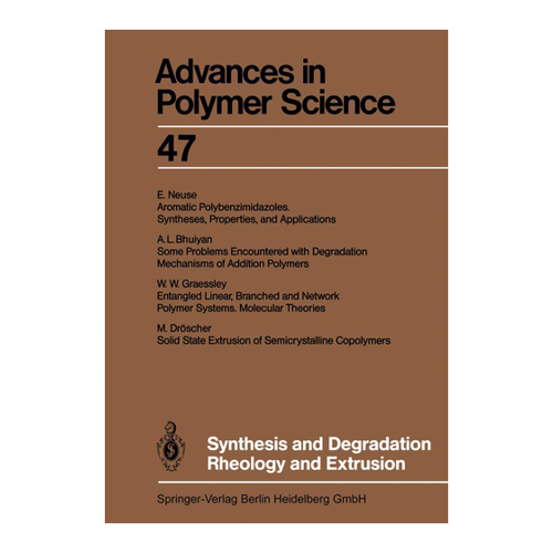 Bild von Synthesis and Degradation Rheology and Extrusion von Akihiro Abe