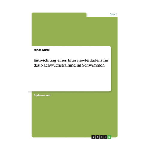 Bild von Entwicklung eines Interviewleitfadens für das Nachwuchstraining im Schwimmen