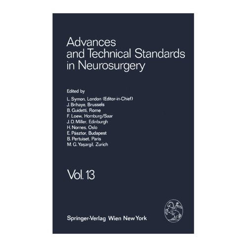 Bild von Advances and Technical Standards in Neurosurgery - Band 13