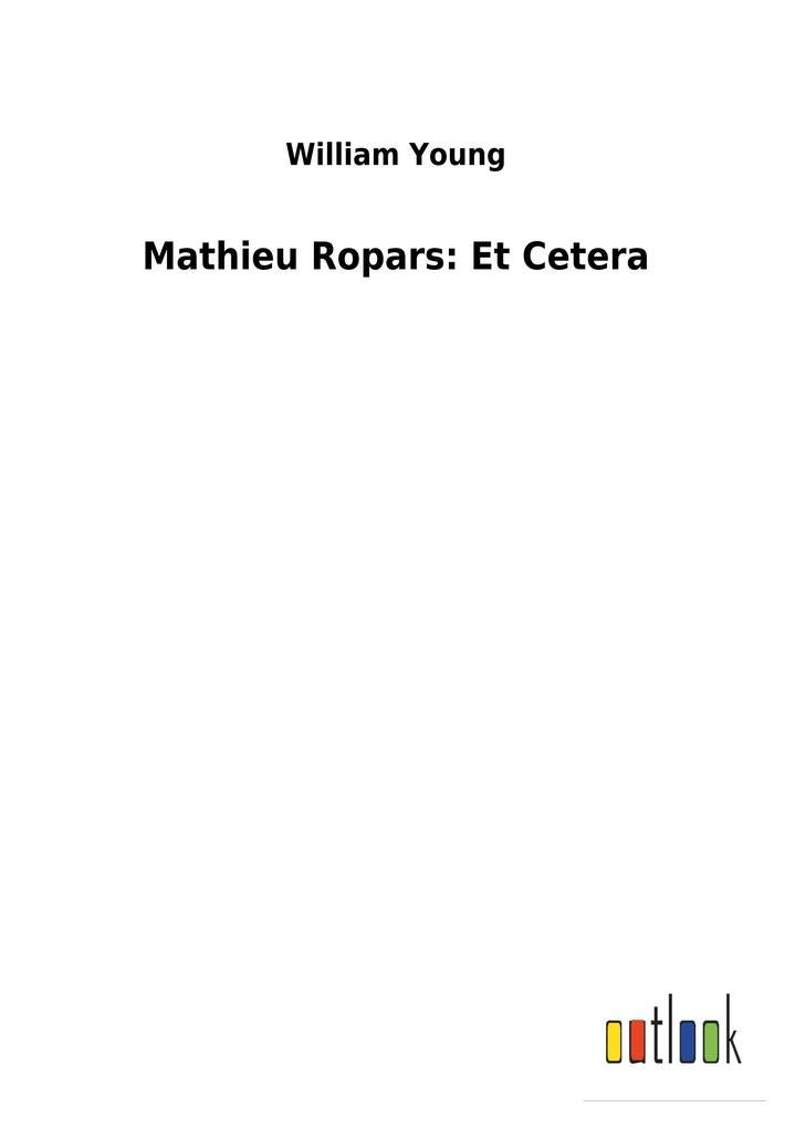 Bild von Young, William: Mathieu Ropars: Et Cetera