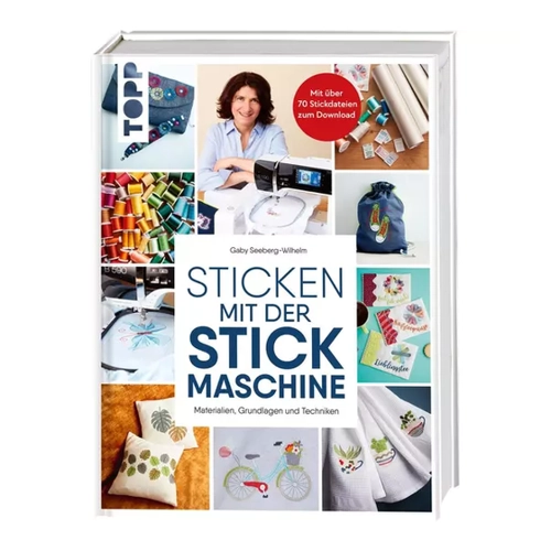 Bild von Sticken mit der Stickmaschine