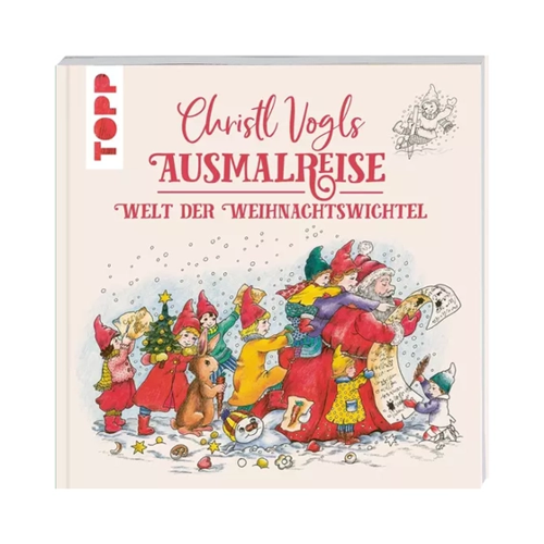 Bild von Christl Vogls Ausmalreise - Welt der Weihnachtswichtel