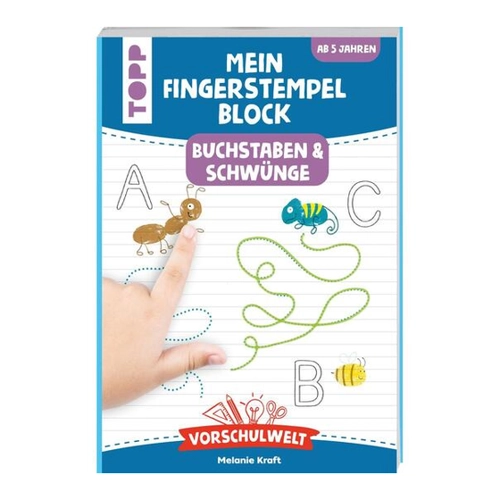 Bild von Vorschulwelt - Mein Fingerstempelblock Buchstaben und Schwünge