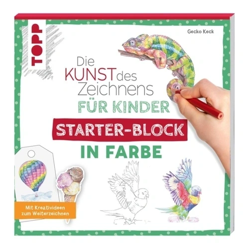 Bild von Die Kunst des Zeichnens für Kinder Starter-Block - In Farbe