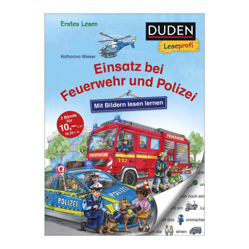 Bild von Duden Leseprofi - Mit Bildern lesen lernen: Einsatz bei Feuerwehr und Polizei