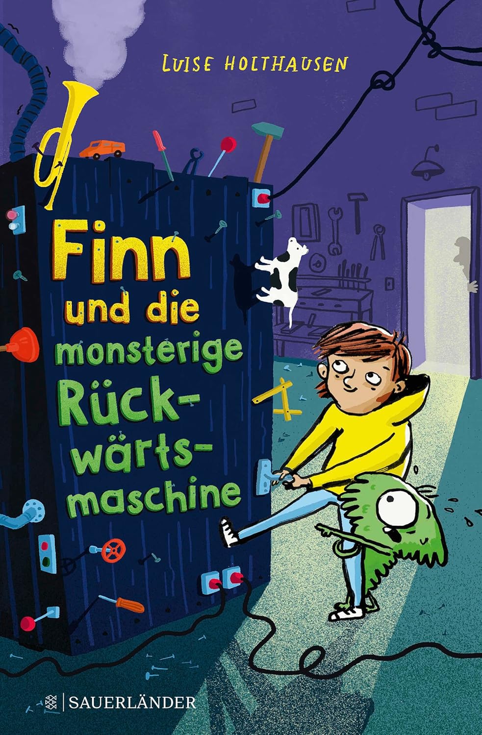 Bild von Holthausen, Luise: Finn und die monsterige Rückwärtsmaschine